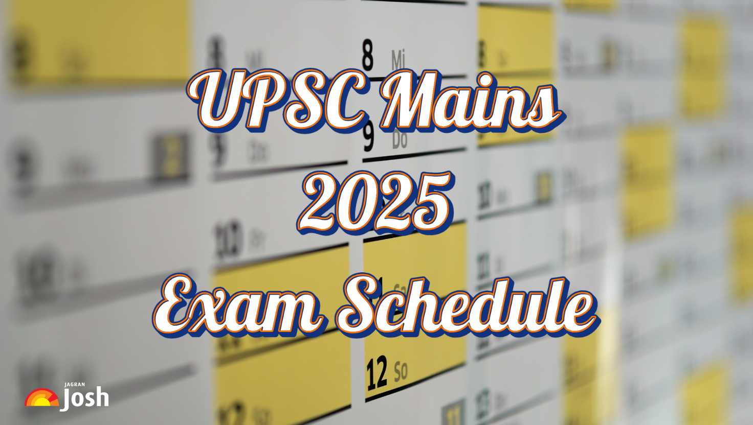 UPSC Mains Exam Schedule 2025: Check UPSC Civil Services Subject-wise Exam Dates and Shift Timings