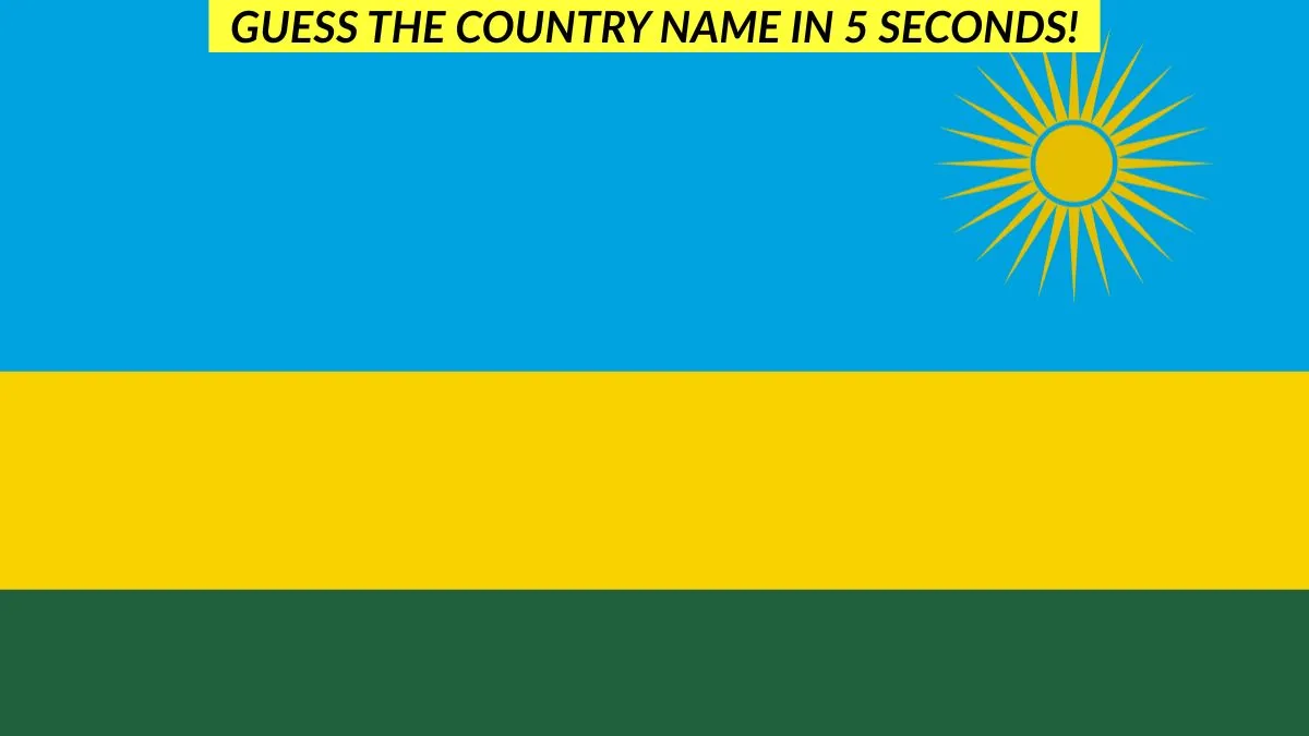 Only 3% can guess the country name in 5 seconds!