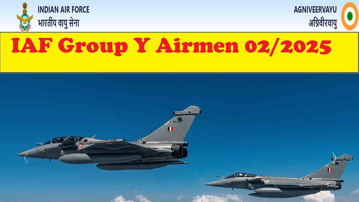 IAF Group Y Airmen 02/2025 Released at IAF Medical Assistant Airmen 02/2025, Check Apply Online, Eligibility, Selection Process and More
