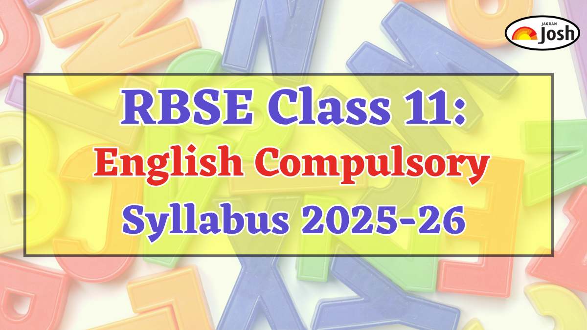 Rajasthan Board RBSE Class 11th English Compulsory Syllabus 2025-2026, Download PDF Here