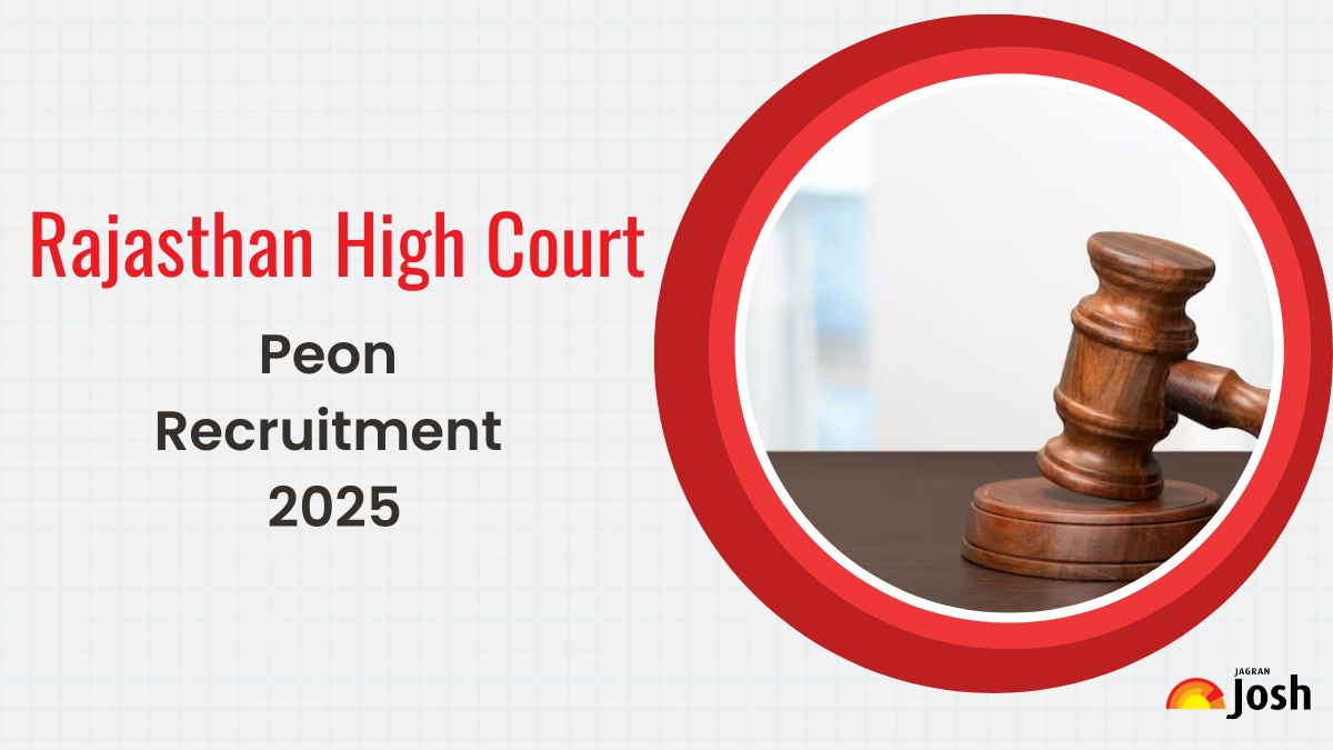 Rajasthan High Court Peon Recruitment 2025: Download Notification PDF, Apply for 5670 Vacancies