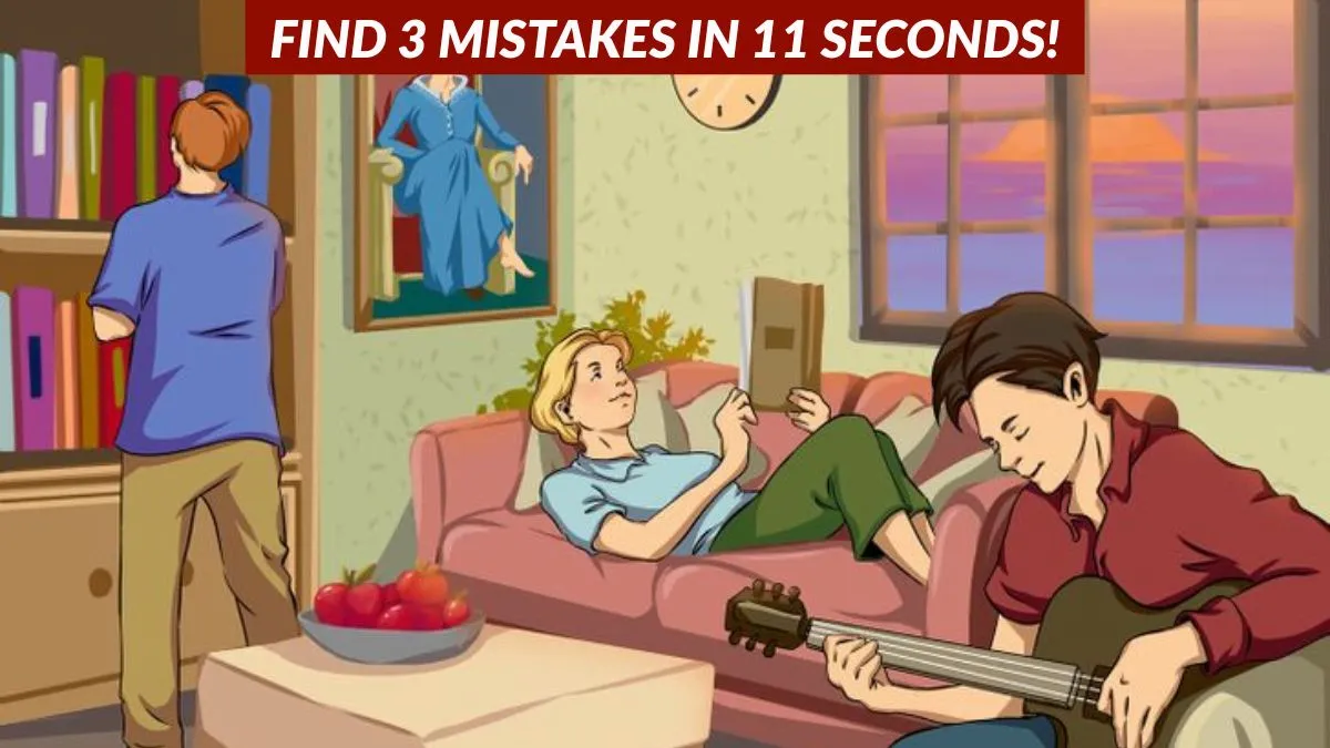 Find 3 mistakes in 11 seconds!