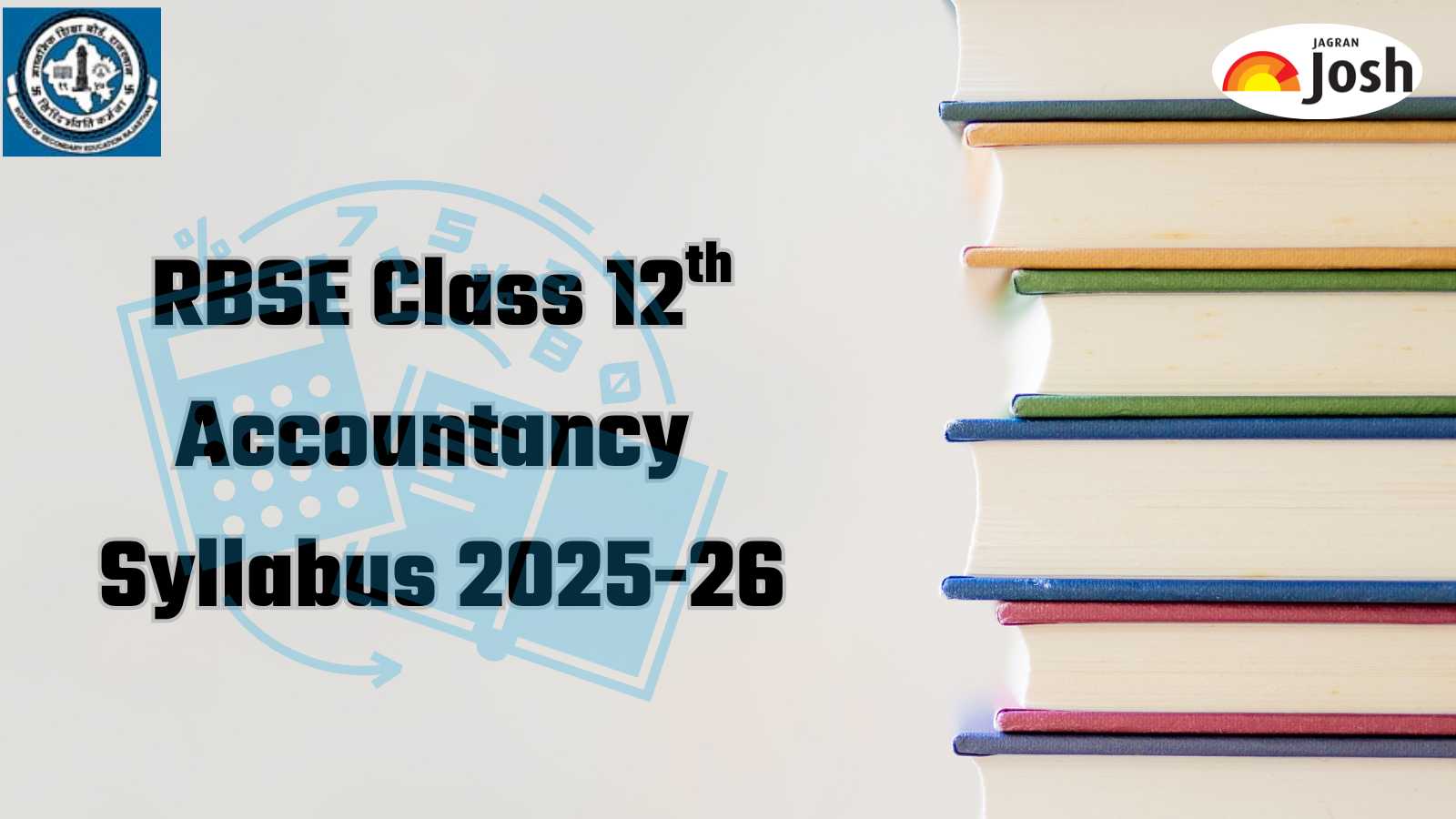 RBSE Class 12th Accountancy Syllabus 2025-26; Download FREE PDF