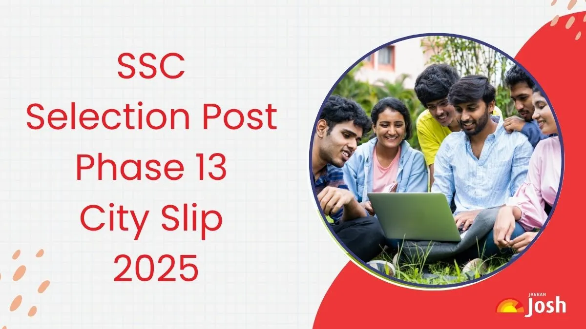 SSC Selection Post City Slip 2025