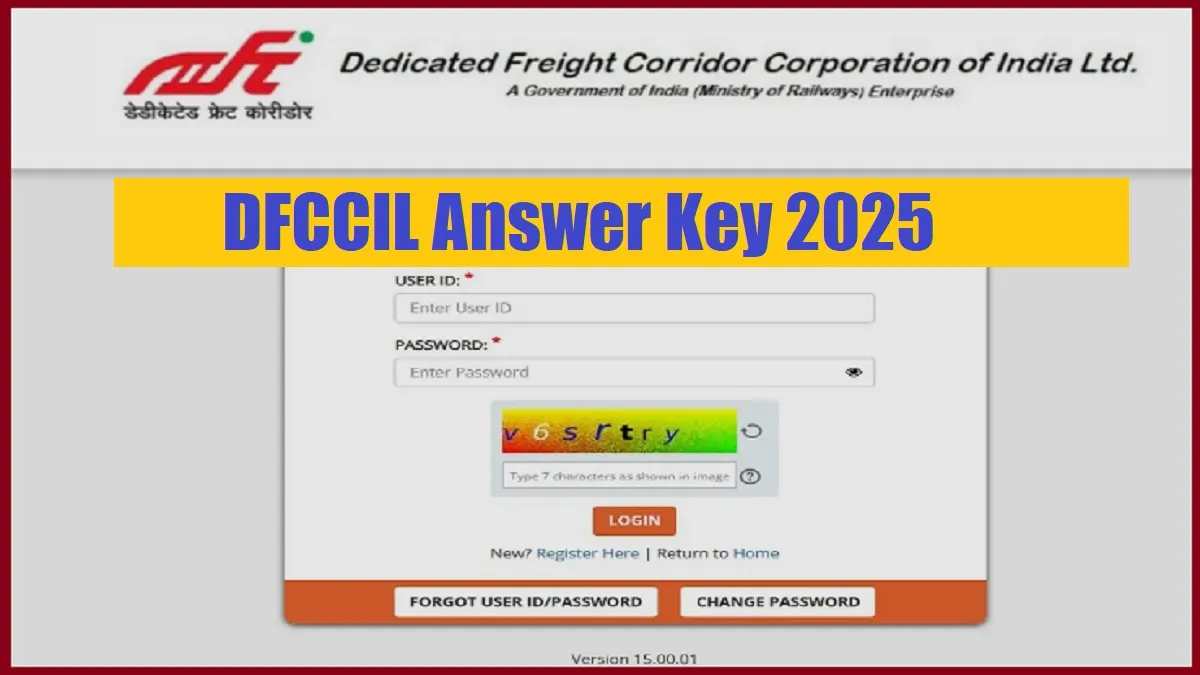 DFCCIL Answer Key 2025