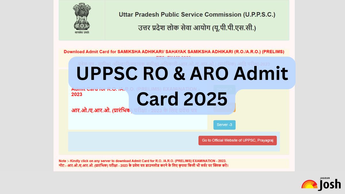 [Link Active] UPPSC RO ARO Admit Card 2025 OUT at uppsc.up.nic.in; Direct Link to Download Hall Ticket PDF