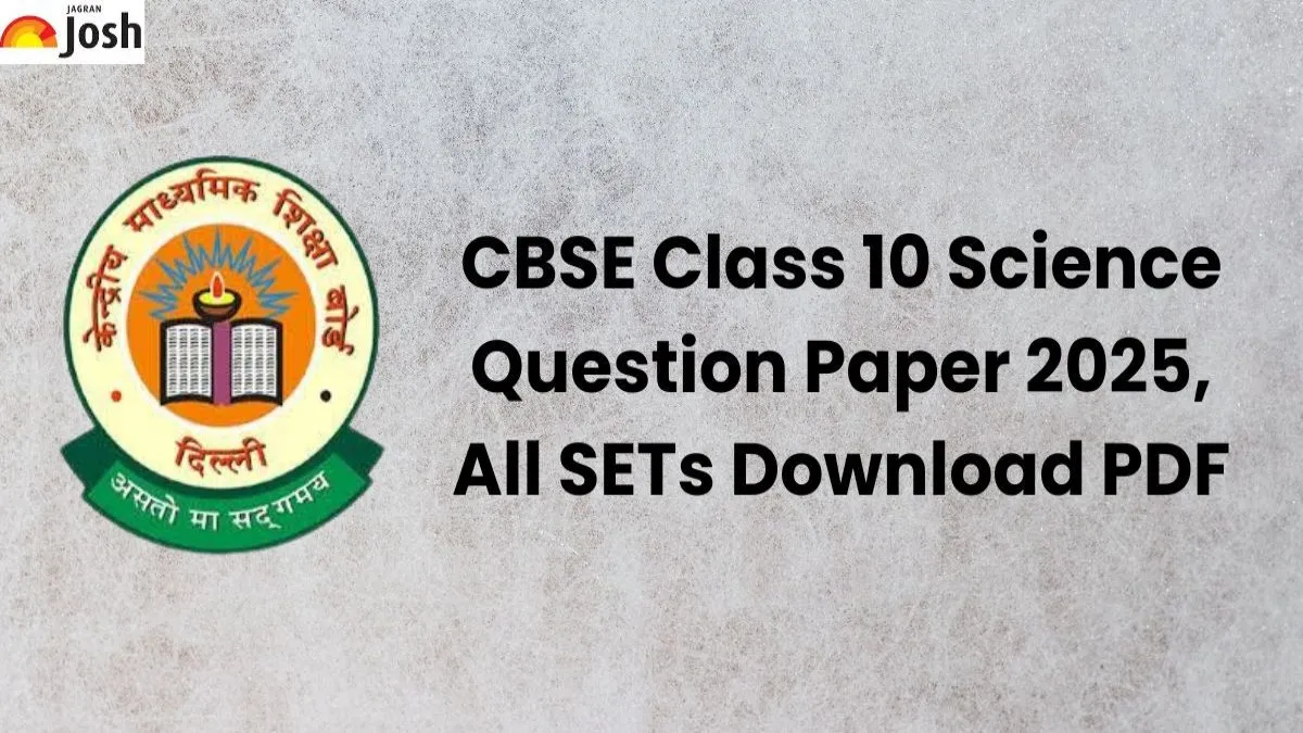 CBSE Class 10 Science Question Paper 2025