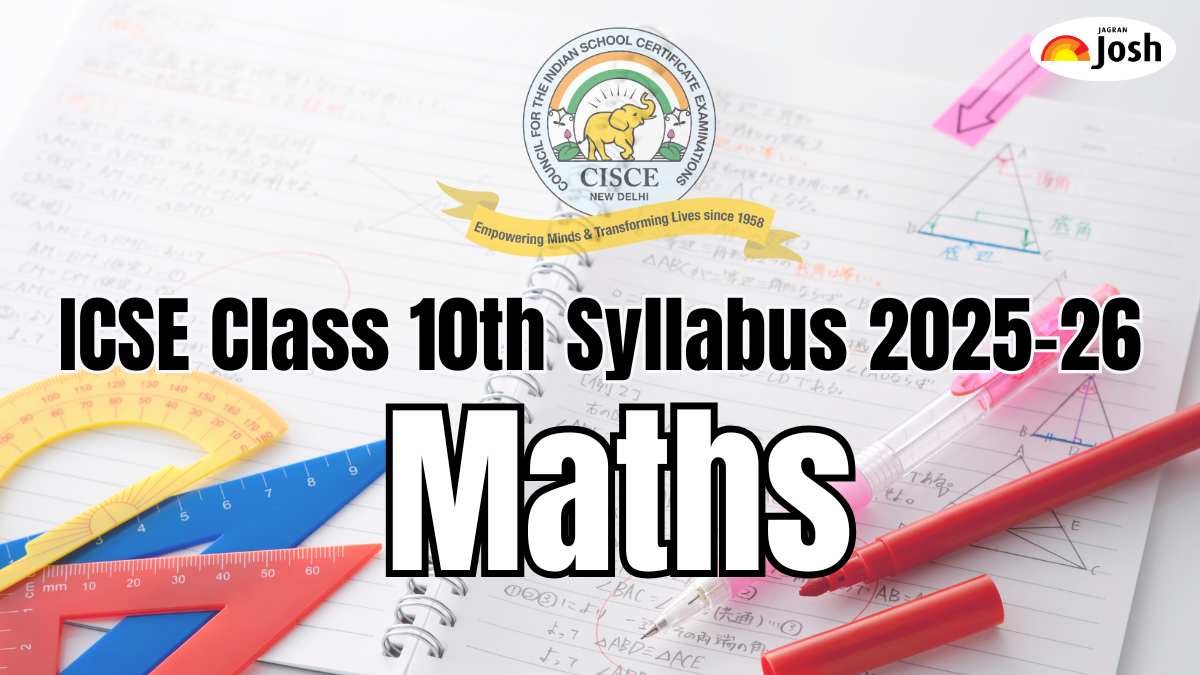 ICSE Class 10 Maths Syllabus 2025-26: Download Syllabus PDF Here