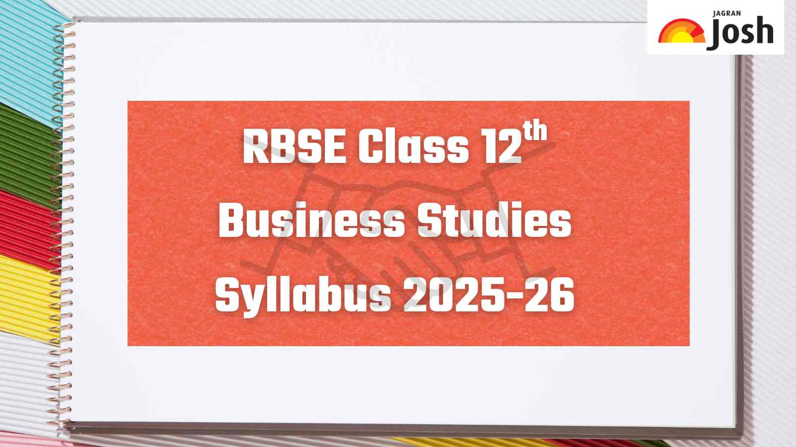 RBSE Class 12th Business Studies Syllabus 2025-26; Download FREE PDF