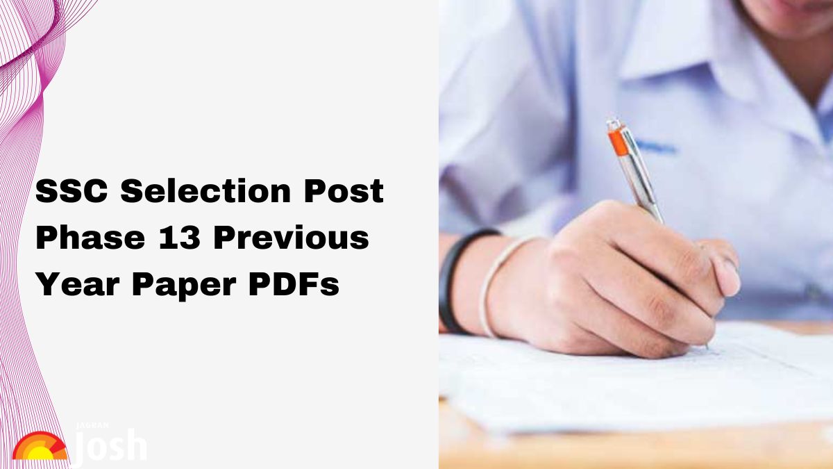 SSC Selection Post Previous Year Question Paper PDF Download