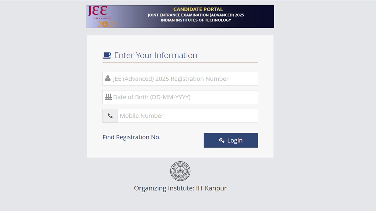 JEE Advanced 2025: IIT Kanpur Releases Final Scorecard at jeeadv.ac.in; Direct link Here