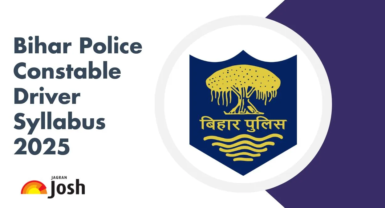 Bihar Police Constable Driver Syllabus 2025 and Exam Pattern