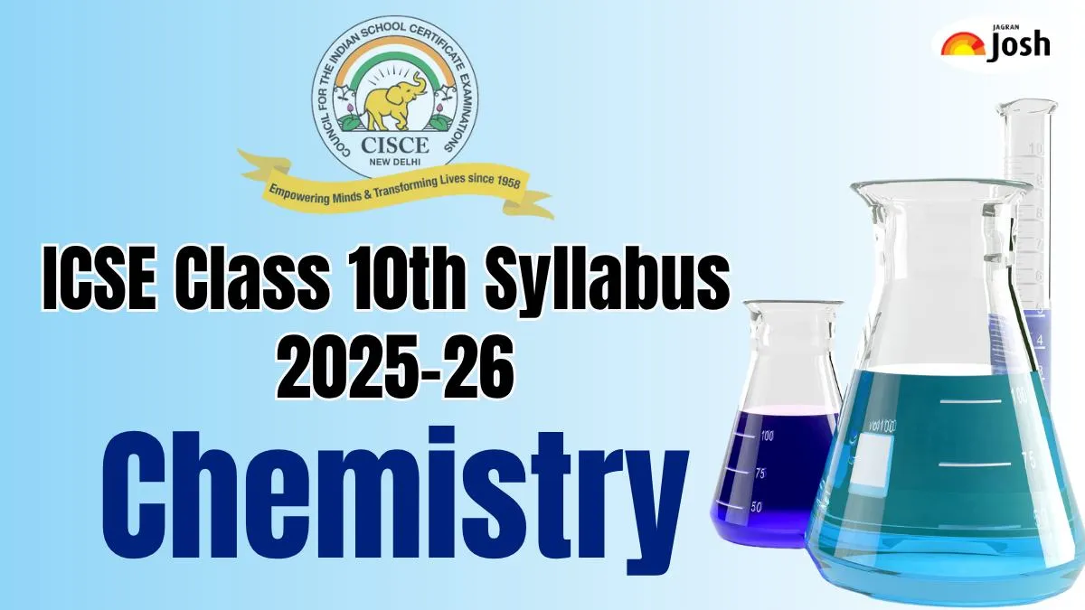 ICSE Chemistry Syllabus 2025-26 for Class 10th Board Exam