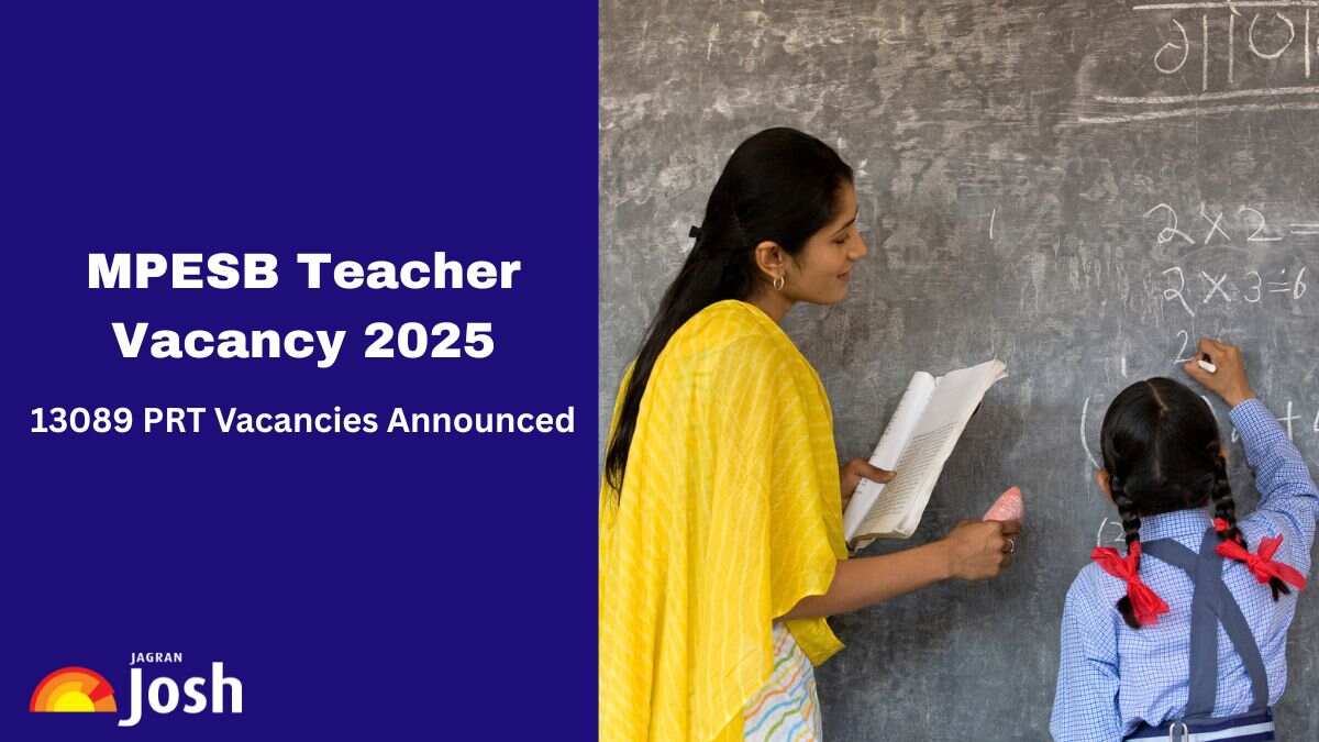 MP Teacher Vacancy 2025: MPESB Announced 13089 Vacancies; Check Eligibility & Last Date to Apply Online