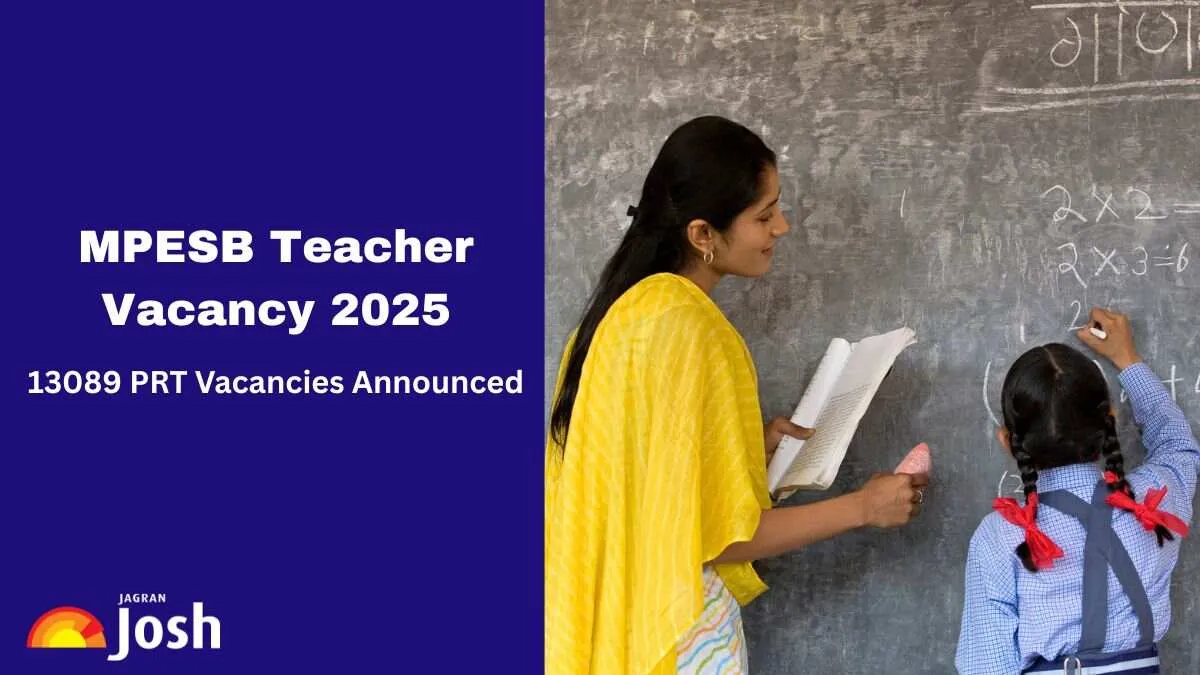 MP Teacher Vacancy 2025 Out, Apply for 13089 PRT Posts