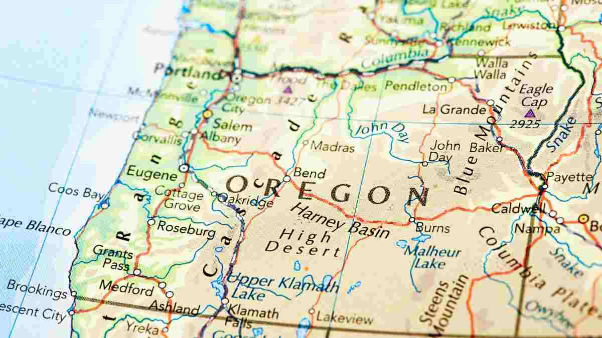 All About Oregon - Flag, Map, Geography, History, Facts, and Education