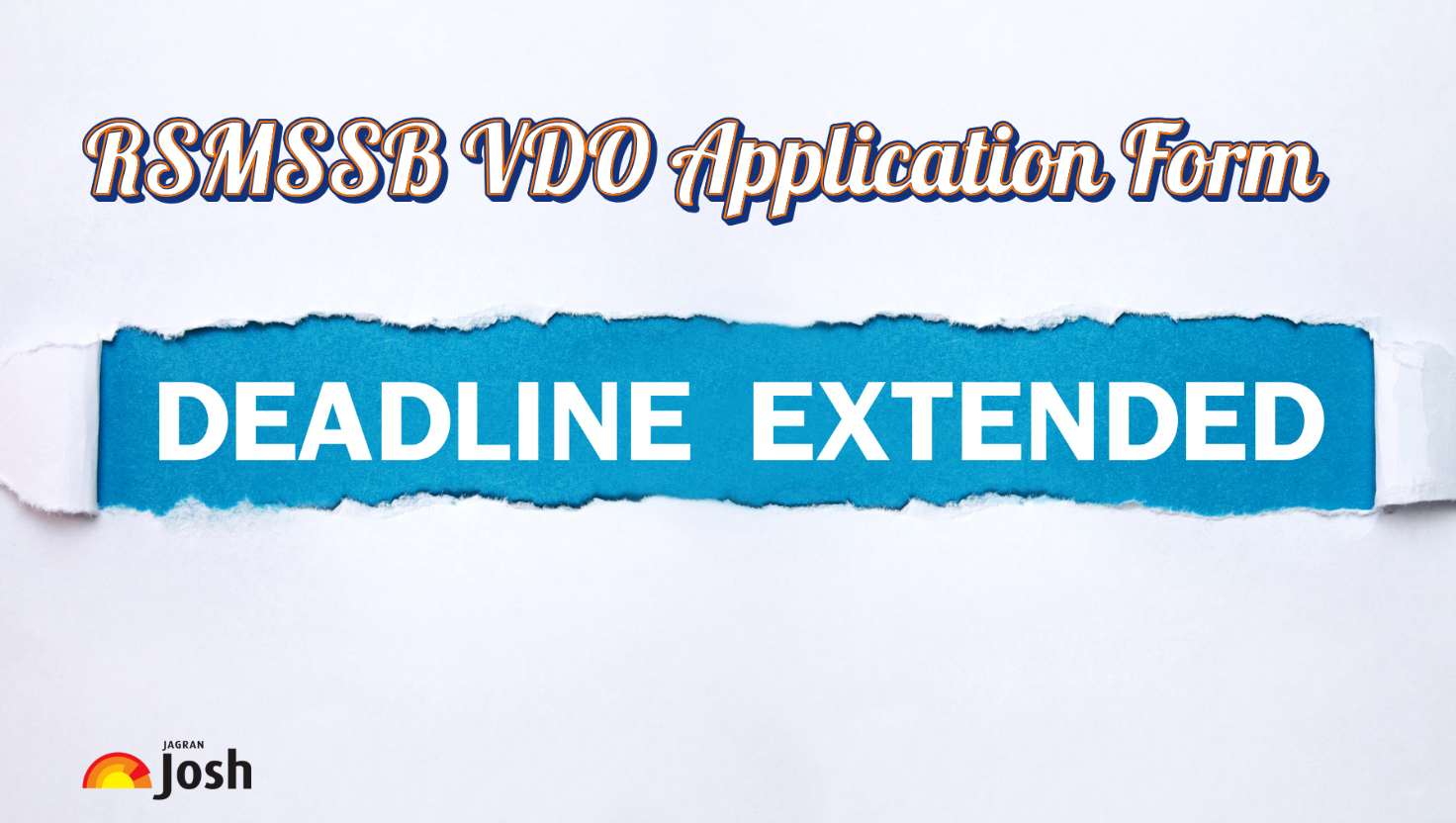 RSMSSB VDO 2025 Form Last Date Extended, Now Apply Online till July 25; Direct Link