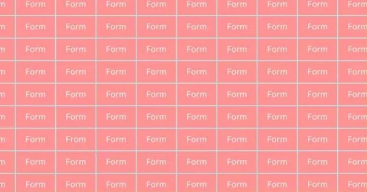 Are You Smart Enough to Find the Hidden Word FROM?