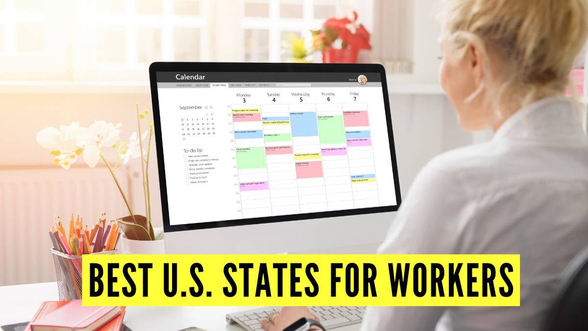 List of Top 10 U.S. States for Workers and Business in 2025
