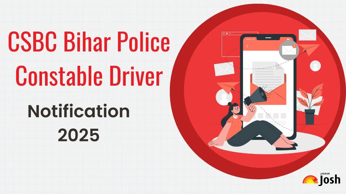 Bihar Police Constable Driver Notification 2025