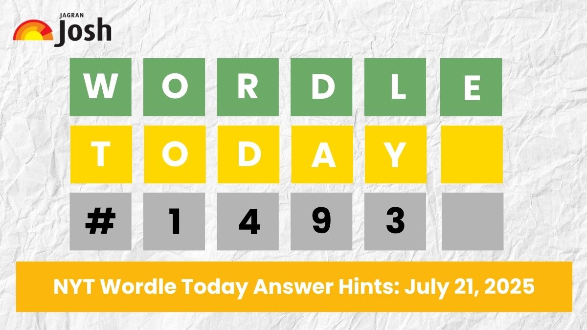Wordle Today: Check NYT Wordle Answer, Hints for July 21, 2025