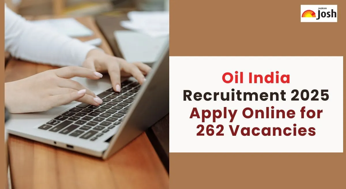 Oil India Recruitment 2025 apply online