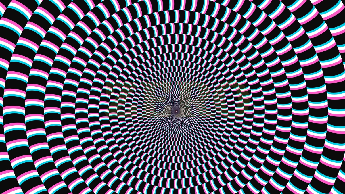 Using Your Eagle Vision with 20/20 Eyesight, Find Out Which Word is Hidden in this Motion Optical Illusion