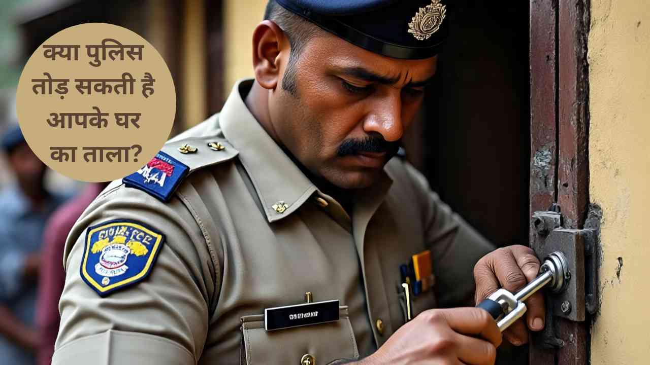 क्या बिना पूछे पुलिस तोड़ सकती है ताला? ये रहा जवाब