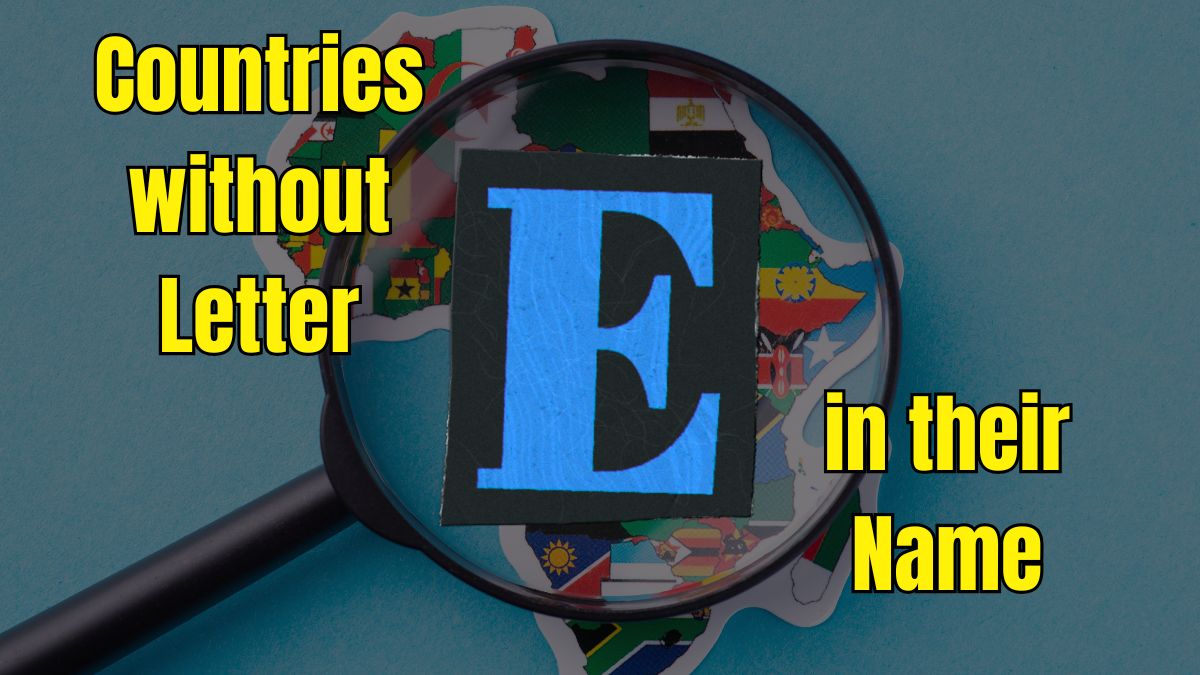 Countries without the Letter 'E' in Their Name