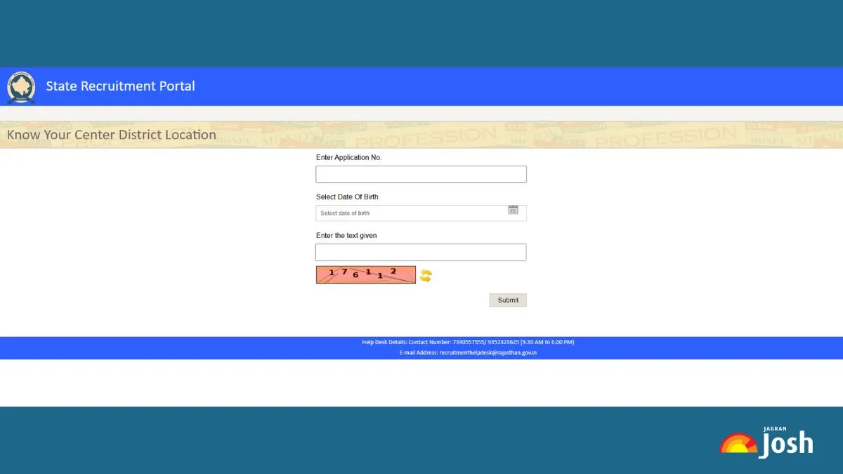 Rajasthan Librarian Grade 3 Admit Card 2025, City Intimation Slip