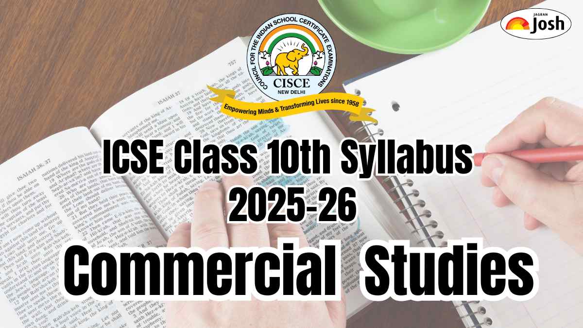 ICSE Class 10 Commercial Studies Syllabus 2025-26: Download Syllabus PDF Here