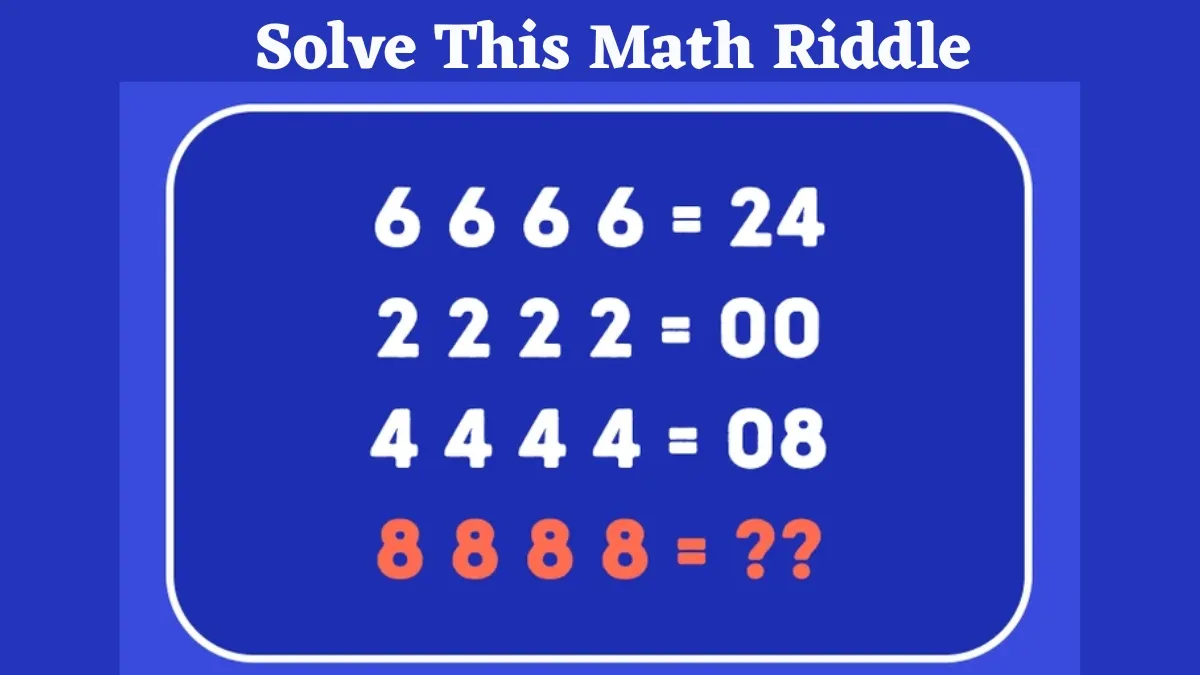Are you in the 1% league with an IQ level of 160 or higher? Then Solve This Math Riddle in Just 17 Seconds