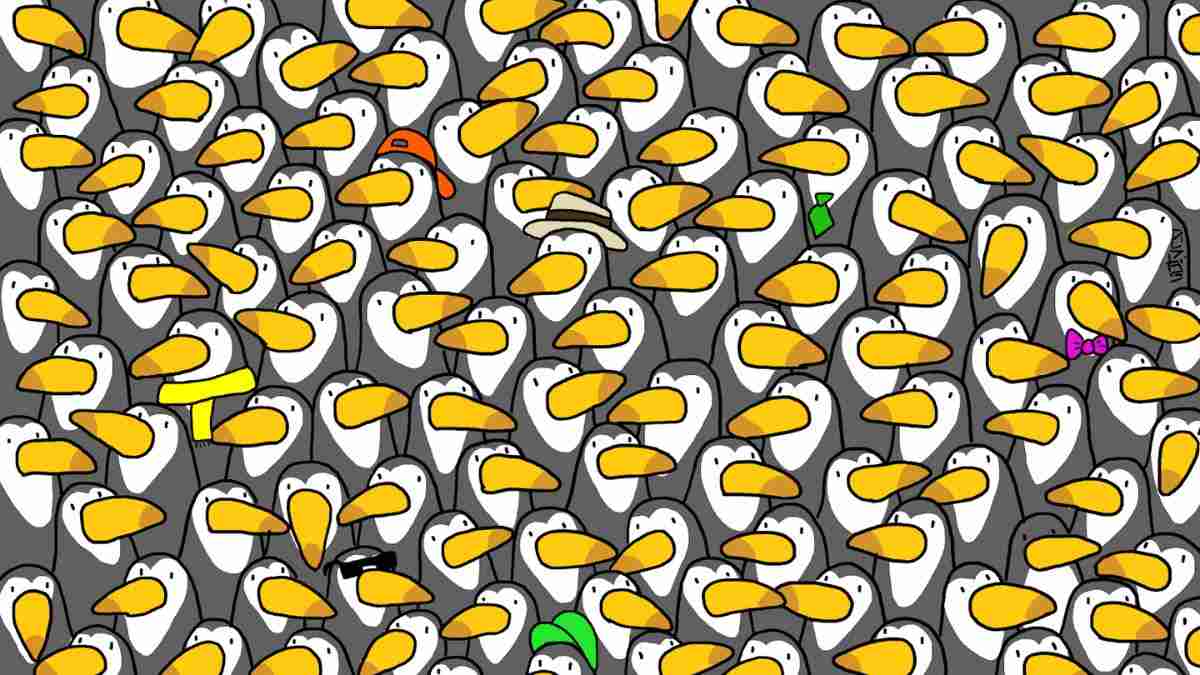One Penguin Is Hiding Among Toucans! Only 1 Out Of 200 Sharp-Eyed People Spot It In 15 Seconds!
