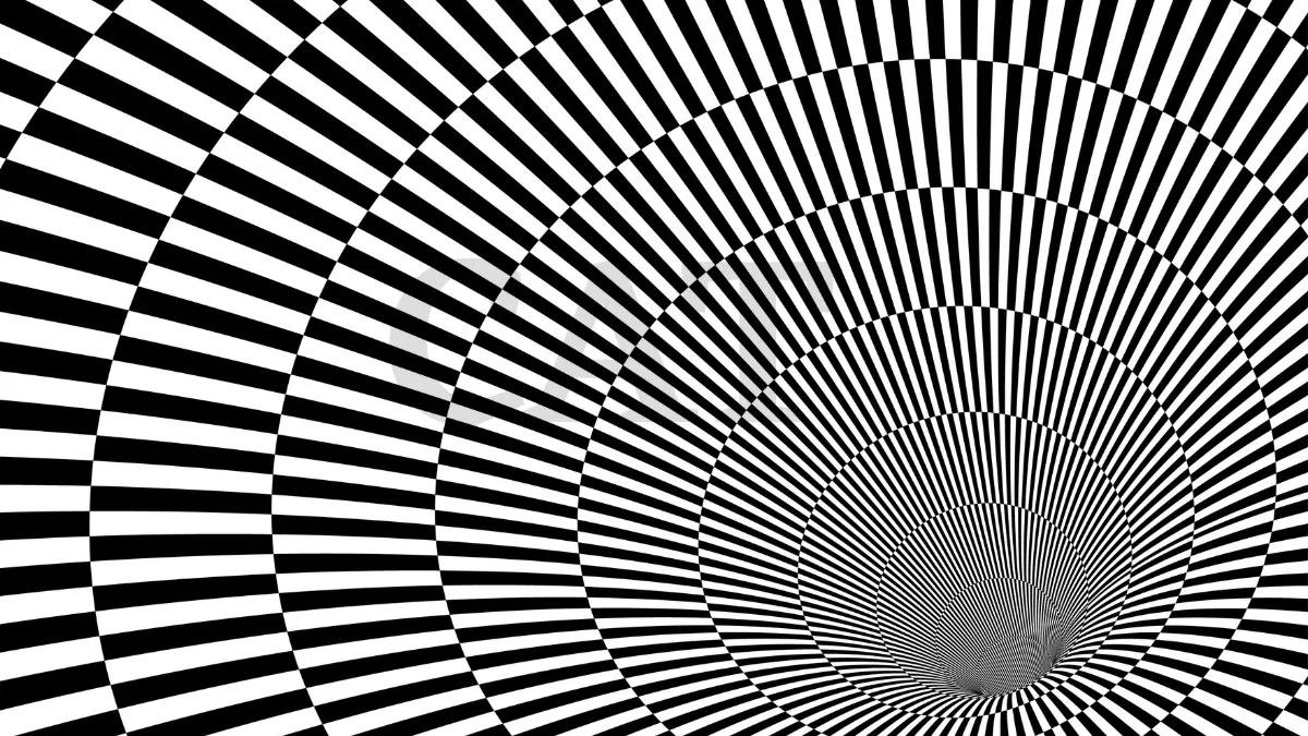 Using Your Eagle Vision with 20/20 Eyesight, Find Out Which Word Is Hidden In This Tunnel-Shaped Optical Illusion