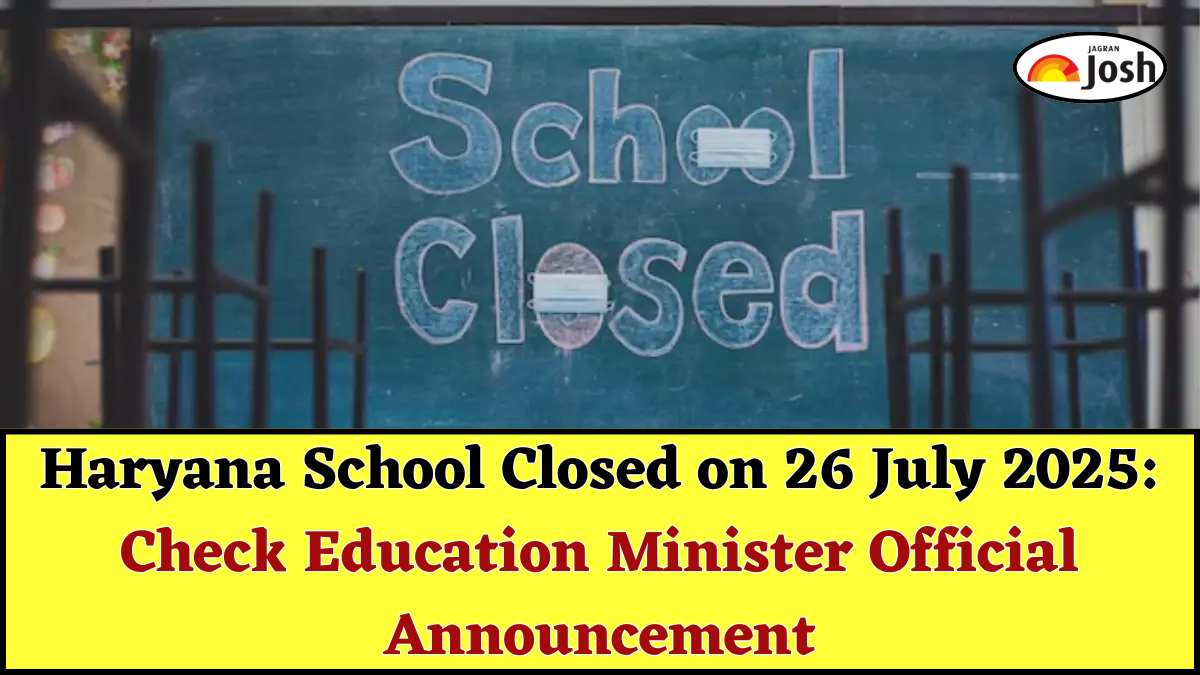 Haryana School Closed on 26 July 2025: Check Education Minister Official Announcement