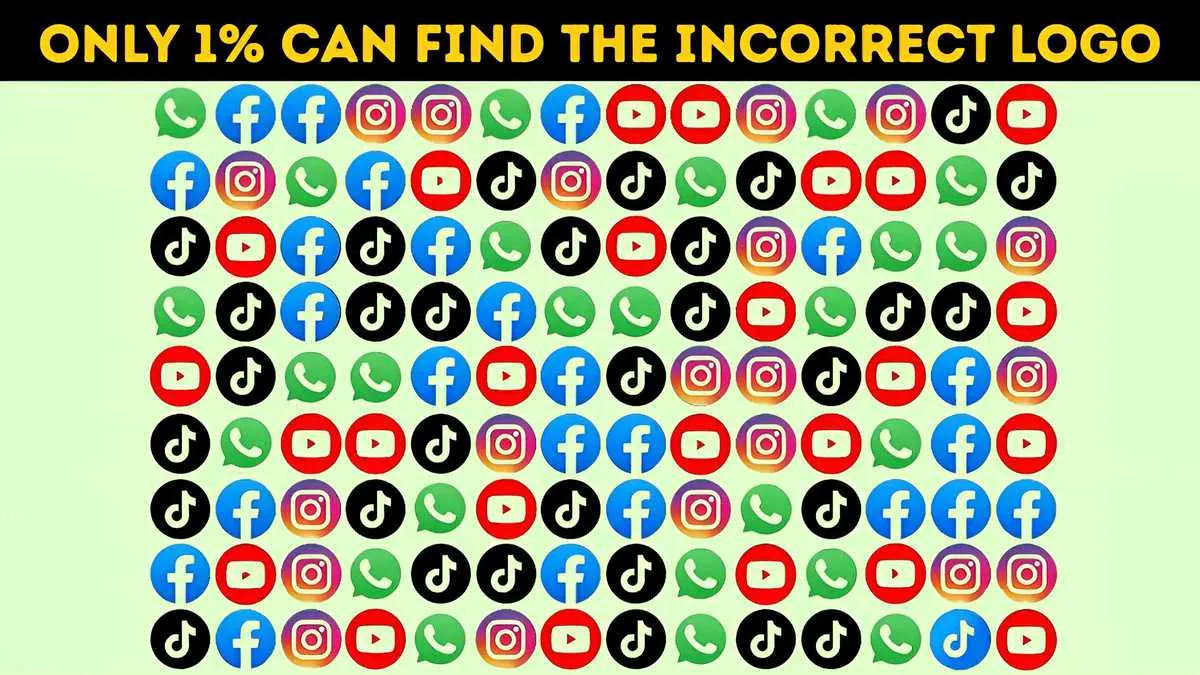 Only 1% can find the incorrect logo
