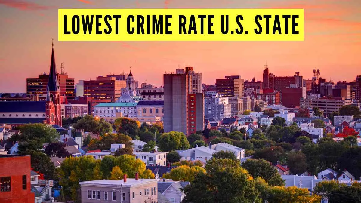 Lowest Crime Rate U.S. State