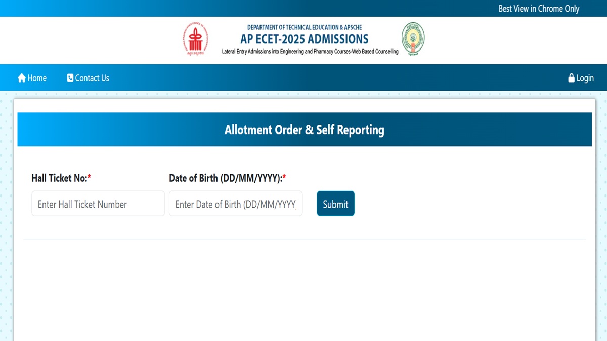 AP ECET 2025 Phase 1 Seat Allotment Result Out, Download Allotment Order at ecet-sche.aptonline.in