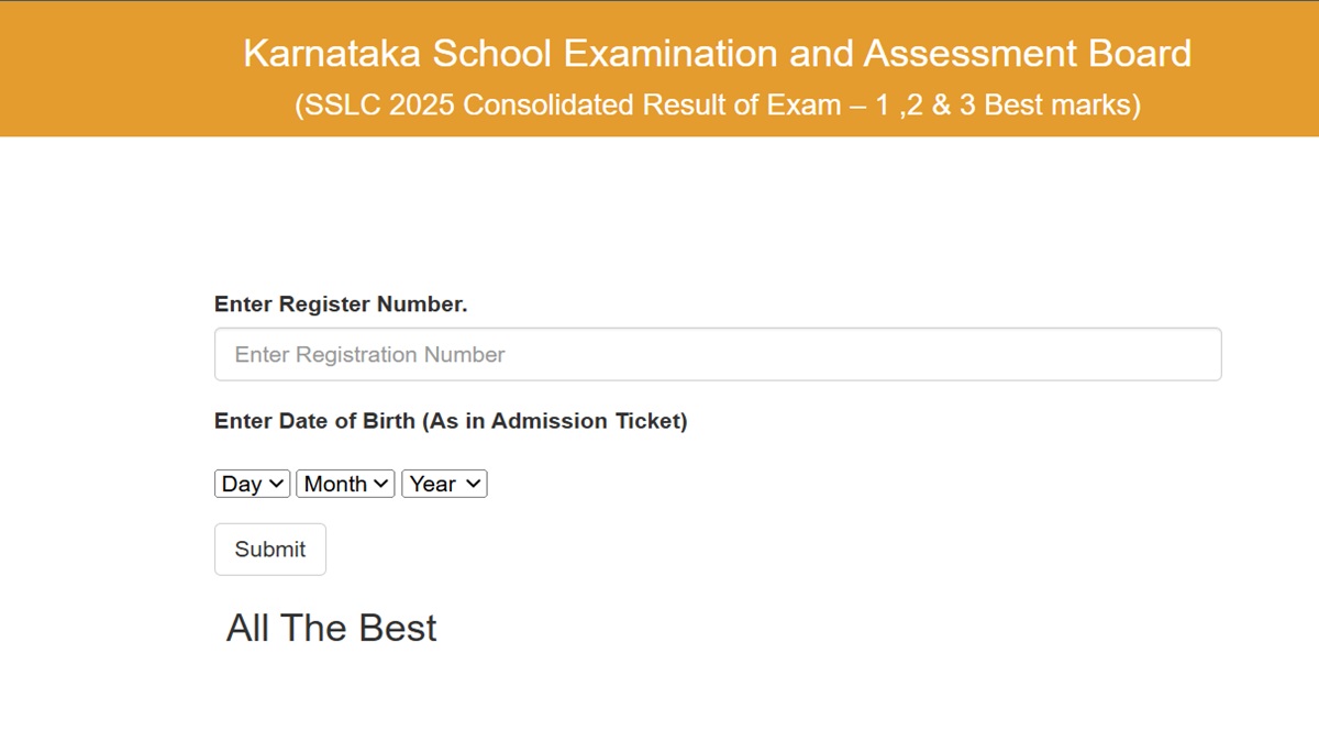 Karnataka SSLC Exam 3 Result 2025 OUT: Check KSEAB Class 10th Supplementary Marks Memo at karresults.nic.in