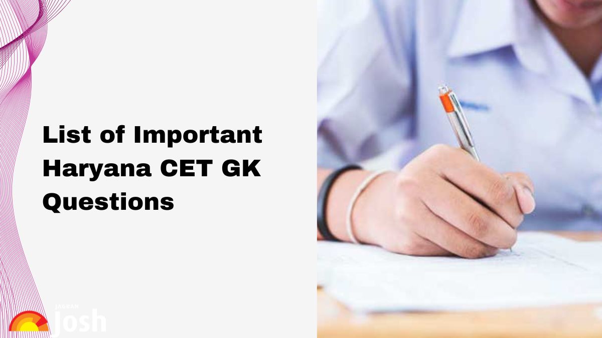 HSSC CET GK Questions 2025: Important Haryana GK Questions with Answers