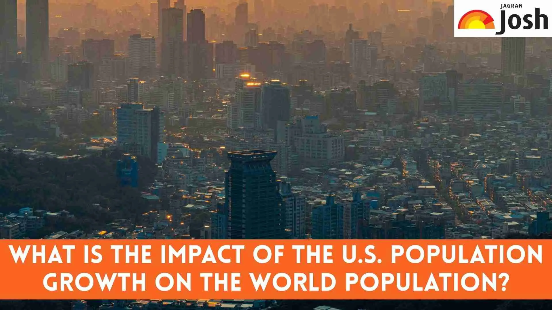 United States is the third most populated country directly impacting the World's Population.