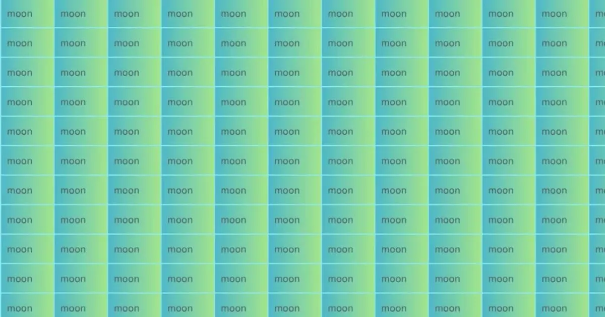 Find the Hidden Word "Noon" In This Challenging Visual Illusion