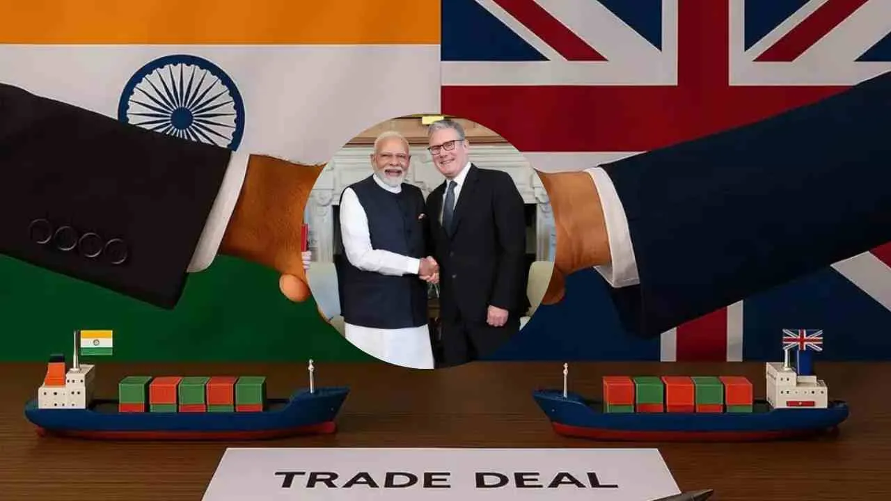 India And Uk Sign