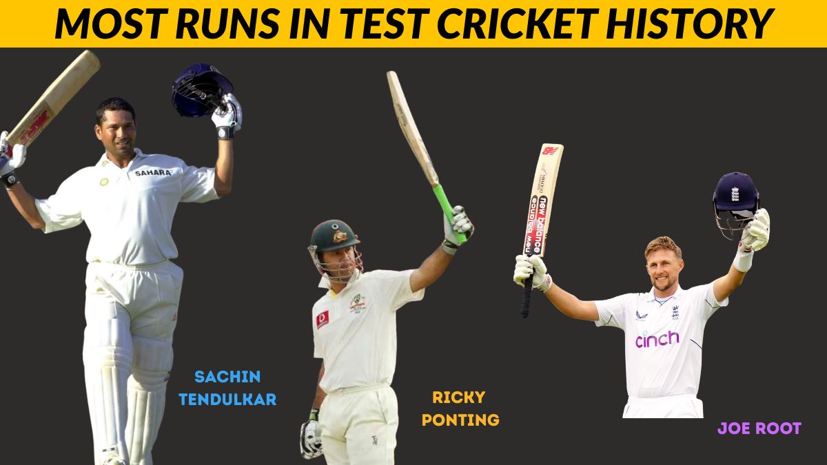List of Top 20 Cricketers with Most Runs in Test Cricket History