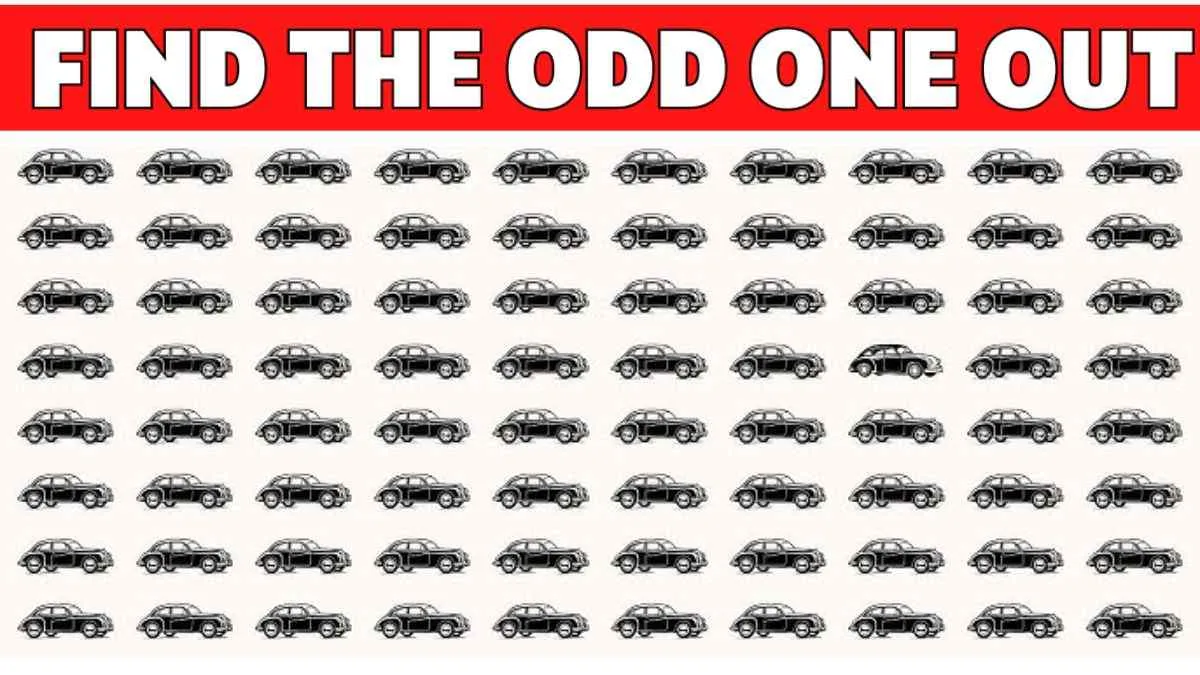 Spot the odd car.