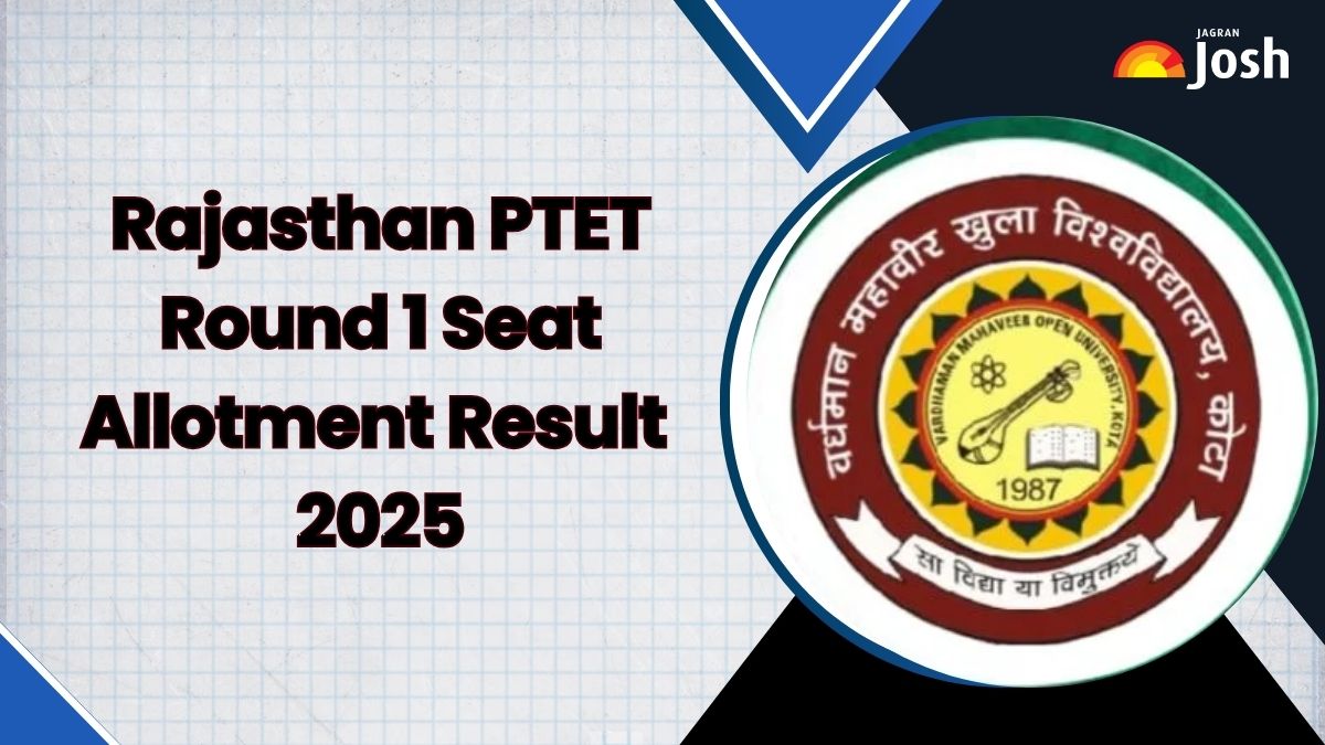 Rajasthan PTET Round 1 Seat Allotment Result 2025: ptetvmoukota2025.in पर 1st सीट अलॉटमेंट लिस्ट, ऐसे करें चेक