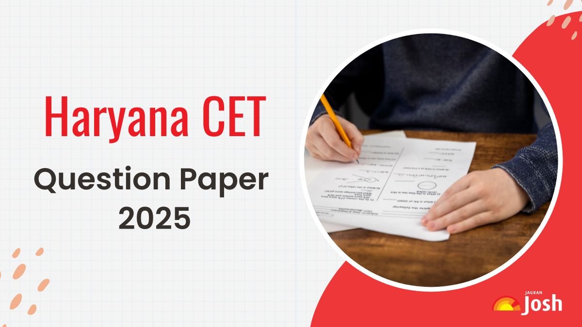 Haryana CET Question Paper 2025: Direct Link to Download Paper PDF