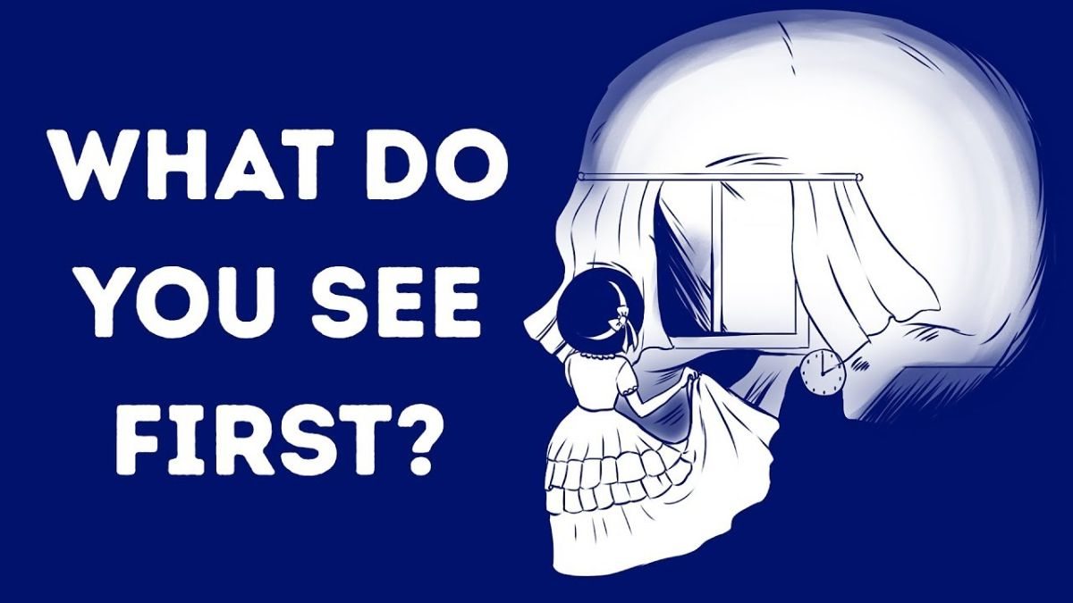 A Skull or A Girl Looking Out The Window? Check If You Overlook Dangers or A Realist Based On What You See First!
