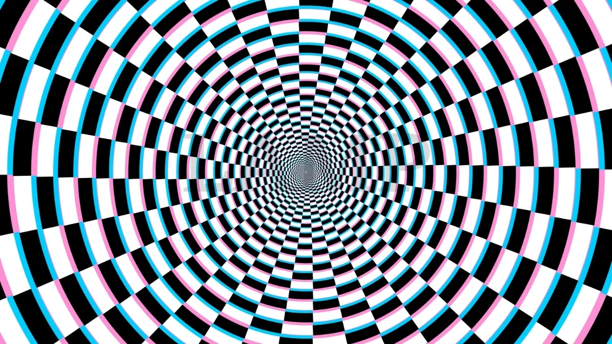 Using Your Sharp Hawk-Eye Vision with 6/6 Eyesight, Find Out Which Word is Hidden in this Motion Optical Illusion