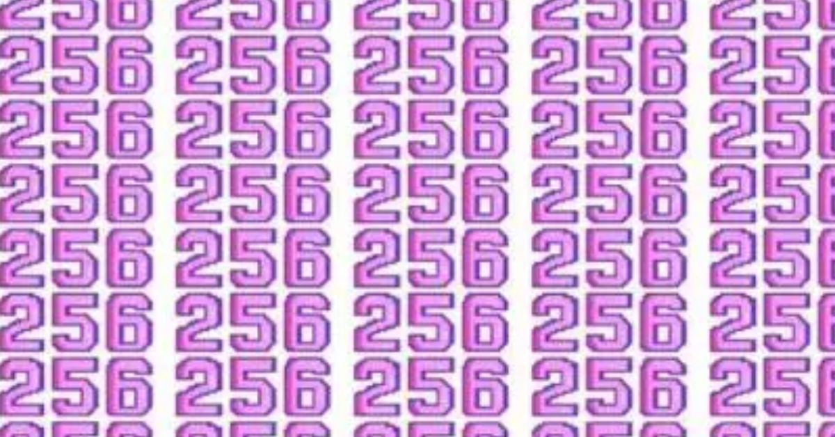 Are You One of the Few Who Can Find the Hidden 229 Among 256s? Only Those With 119+ IQ Have Done It!